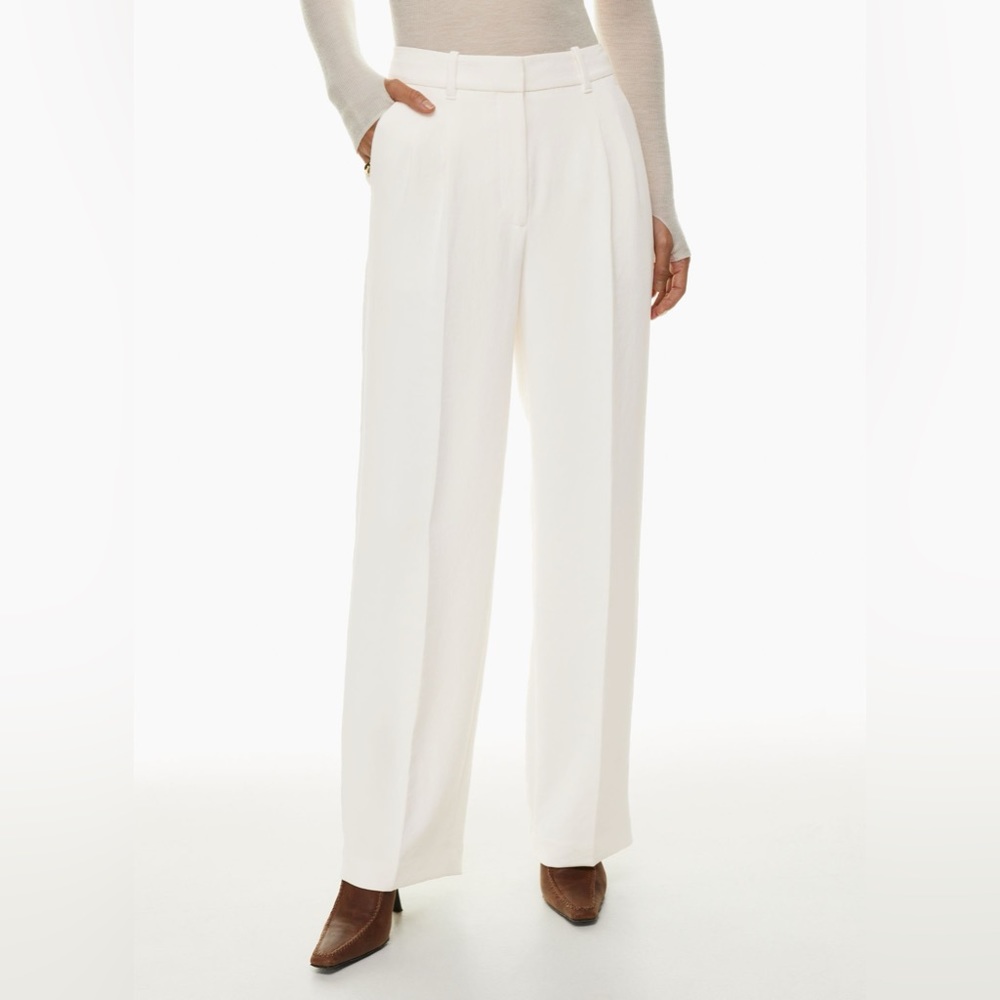 NWT Aritzia Wilfred Effortless Pant - Size 0 Short in Light Birch